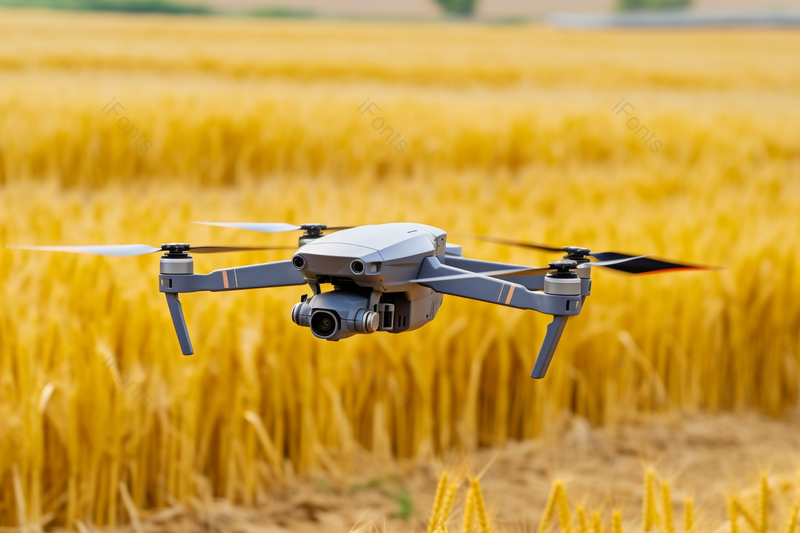 使用无人机观察水稻田野摄影,高清,摄影图,摄影图片,图片大全,摄影图免费下载